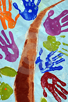 children-hand-painting-thumb2453611